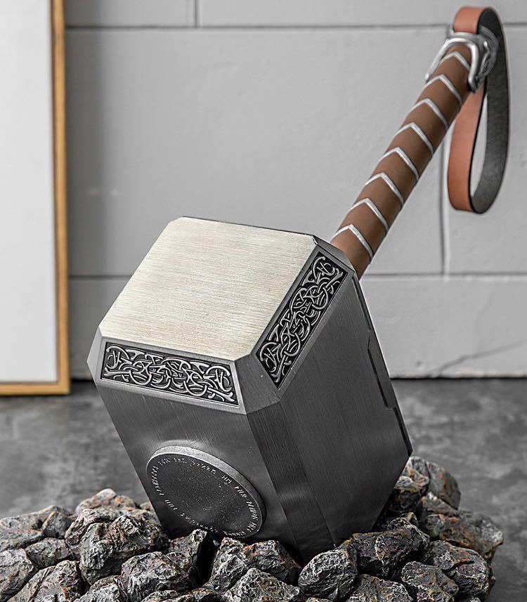 マーベル　雷神の槌　Thor‘s Mjolnir フィギュア　高品質アルミニウム合金製、1：1モデルトイス　コスプレ道具_画像4