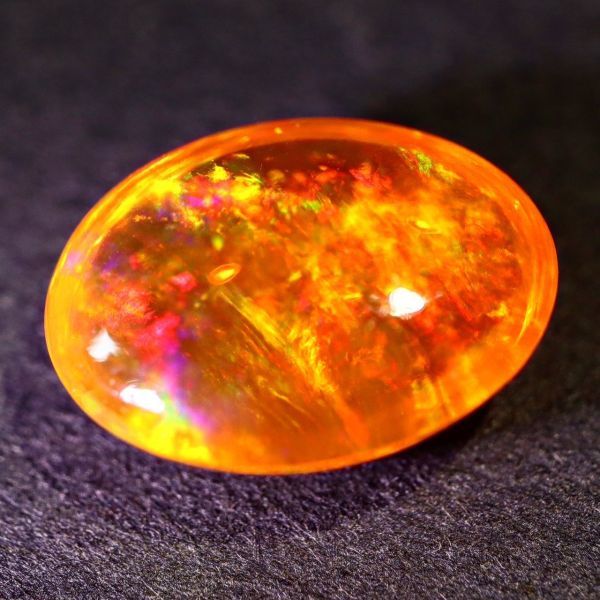 最高品質&遊色抜群!!1.950ct 天然ファイアオパール メキシコ＜裸石 ルース ファイヤーオパール fire opal 宝石 jewelry 天然 natural＞_画像5