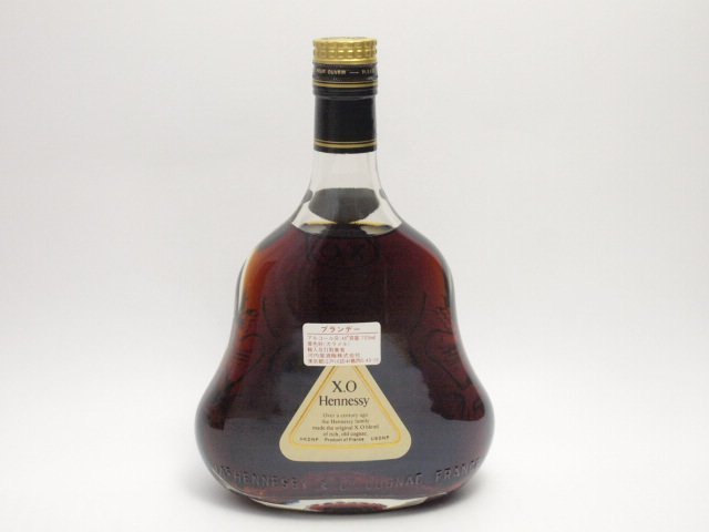 ★★HENNESSY ヘネシー XO クリアボトル 金キャップ 700ml/40% 箱付★AC20025_画像4