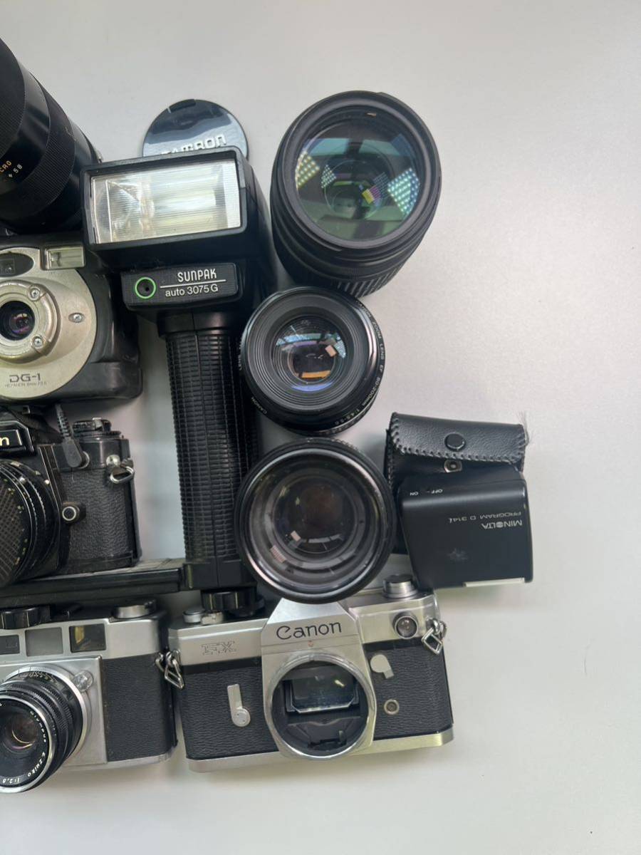 【12/36ES】ジャンク カメラ レンズ まとめ売り OLYMPUS/Canon/tamron/Nikon/MINOLTA その他_画像5