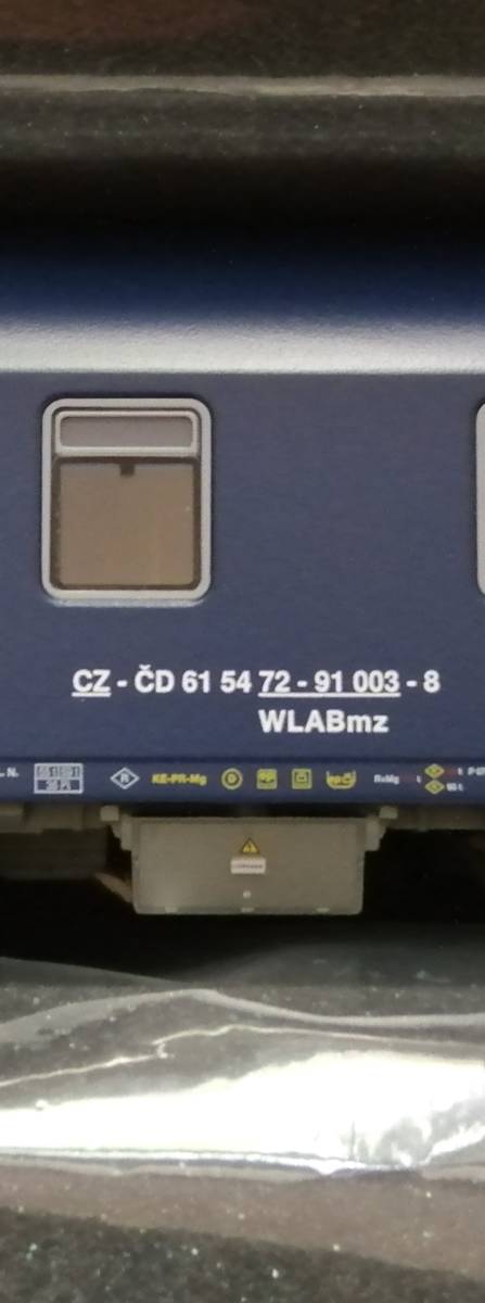 新品未使用 L.S.Models 48 041 HOLASOVICE CDチェコ鉄道 WLABmz HOゲージ 鉄道模型 外国車 LS Models 48041 極上品_画像3