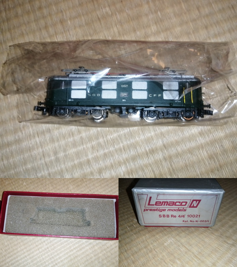 未使用極上 Lemaco 10021 SBB Re 4/4 Nゲージ プレステージモデル 真鍮 ブラス Endo エンドウ スイス鉄道 レマコ 鉄道模型 元箱 外国車両_画像10