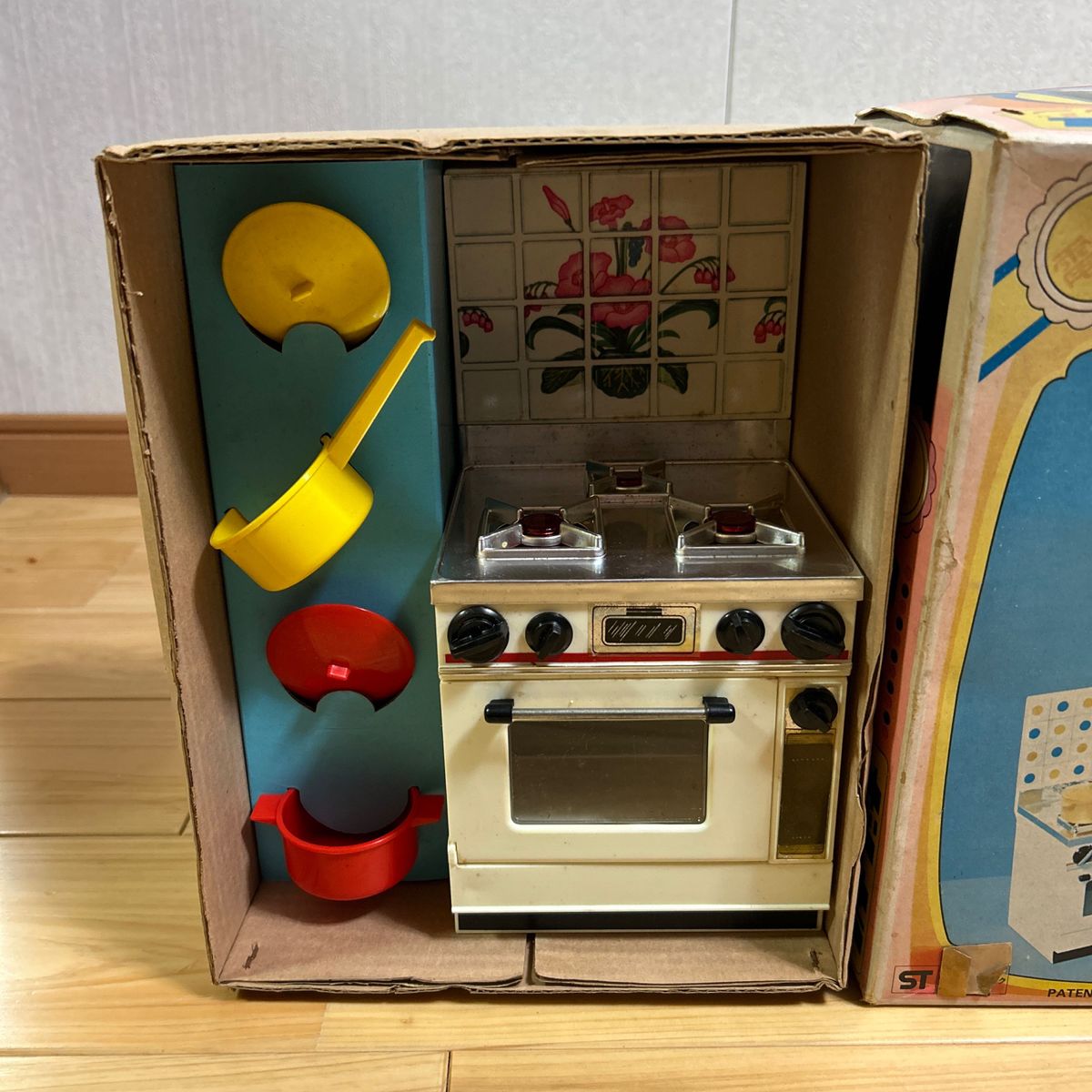ダイヤ ナショナルガスレンジ 昭和レトロ 昔のおもちゃ 80年代おもちゃ ブリキ ビンテージトイ ビンテージおもちゃ アンティーク
