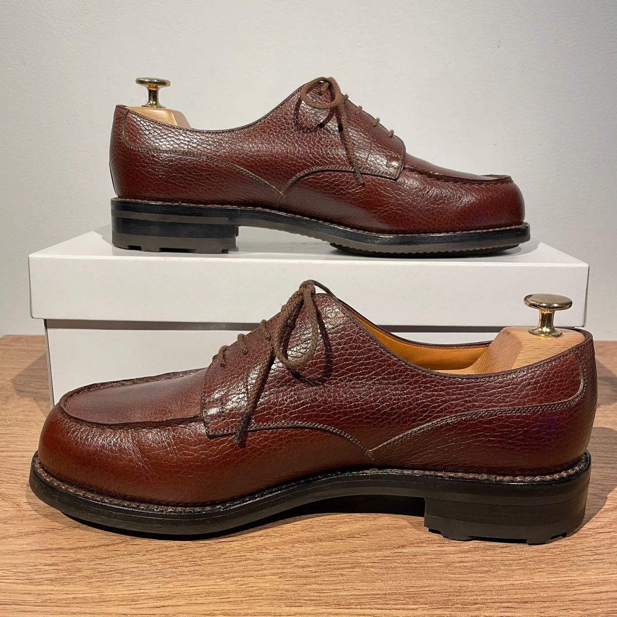 本日限定価格】J M WESTON JMウエストン ゴルフ GOLF Uチップ 茶 本日限定価格】J M WESTON JMウエストン ゴルフ GOLF Uチップ 茶