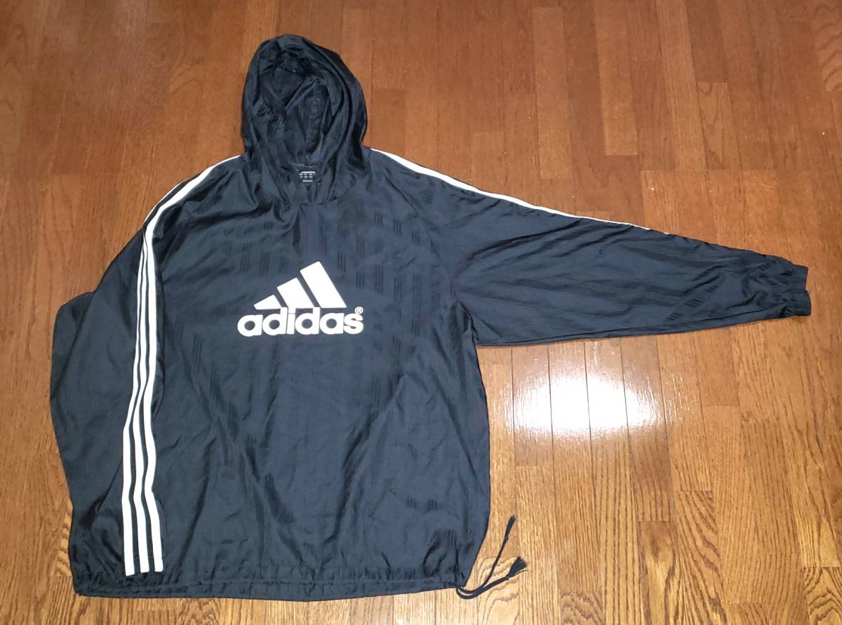 【送料無料】アディダス◇adidas◇フード付◇ピステ ◇サイズO_画像1