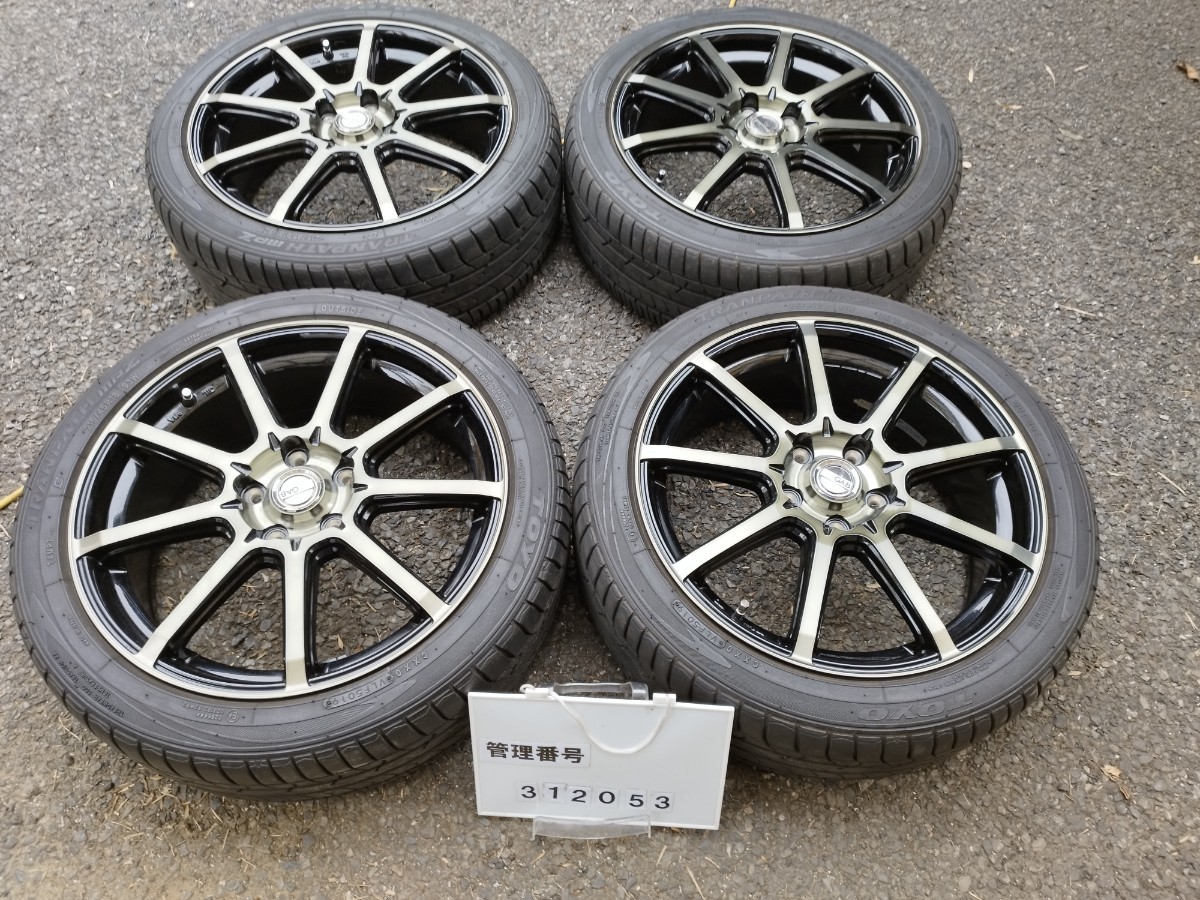 【即決】☆GAB☆TOYO☆トランパスMPZ☆215/45R18☆７J☆ET53☆80ノア☆VOXY☆ステップワゴン☆PCD114.3☆管理：312053_画像1