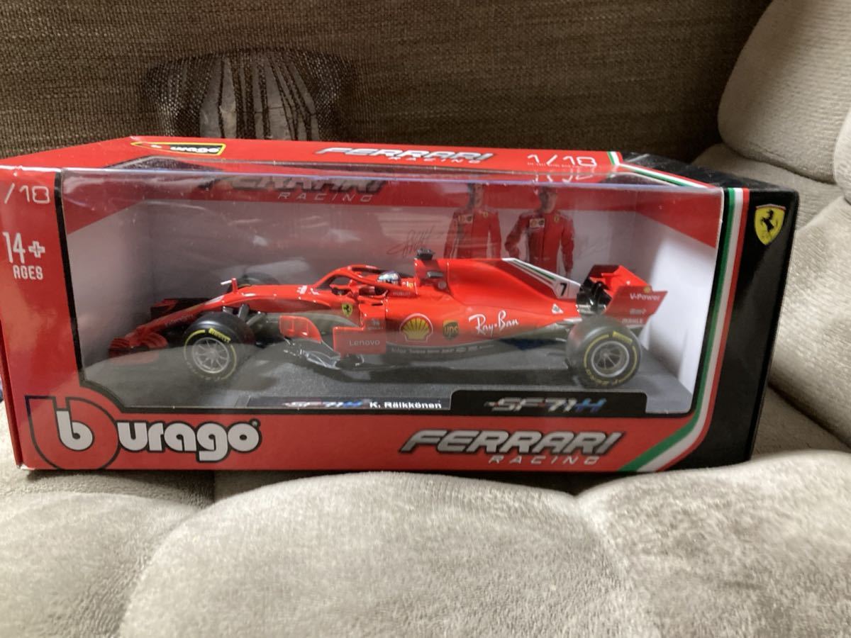 ブラーゴ Bburago 1/18 フェラーリ Ferrari SF71H 2018 #7 キミライコネン KimiRAIKKONEN F1 Formula1_画像1