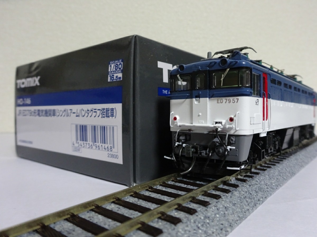 tomix製品塗り替え加工品JR ED79 50貨物色タイプ_画像2