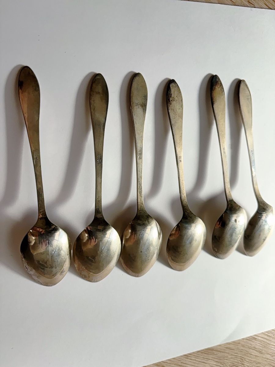 銀製のスプーン SILVER シルバー Spoon 三菱商事会社 6本セット 銀製のスプーン SILVER シルバー Spoon 三菱商事会社 6本セット