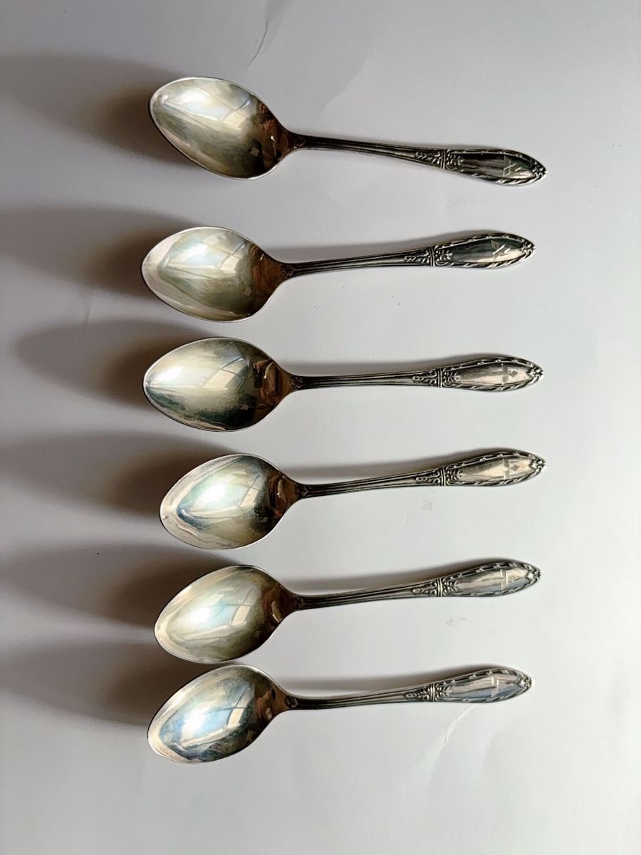銀製のスプーン SILVER シルバー Spoon 三菱商事会社 6本セット 銀製のスプーン SILVER シルバー Spoon 三菱商事会社 6本セット