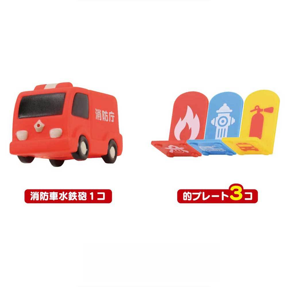 まとめ得 おフロで消防車みずでっぽう おもちゃ付き入浴剤 25g(1包入) x [4個] /k_画像3