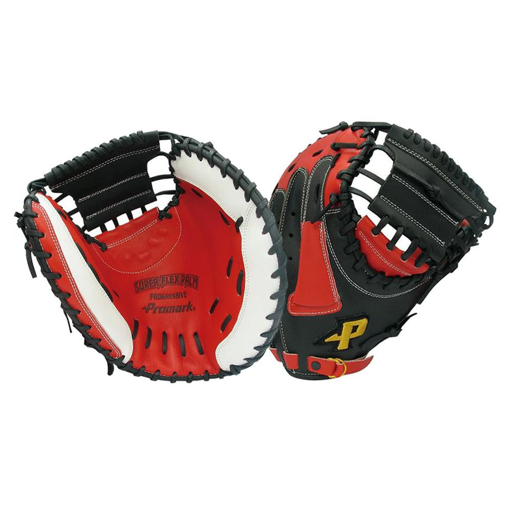 Promark Pro Mark перчатка перчатка софтбол в общем для принимающего catcher mito красный orange × черный PCMS-4823 /a