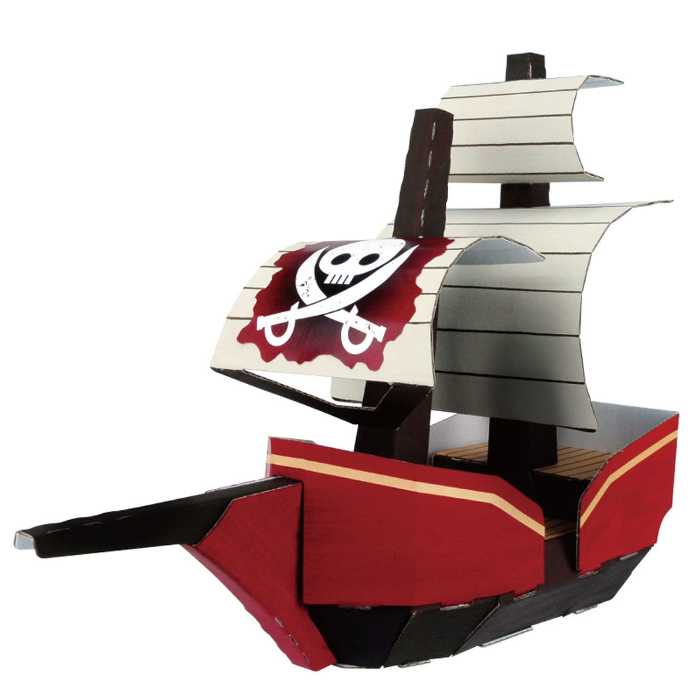 まとめ得 hacomo のりものシリーズ 海賊船 ダンボール工作キット x [15個] /k_画像3
