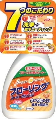まとめ得 スーパーオレンジ　フローリング　４００ＭＬ 　 ＵＹＥＫＩ 　 床用洗剤 x [3個] /h_画像1