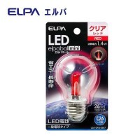 まとめ得 ELPA　LED装飾電球 S形ミニ球形 E26 クリアレッド　LDA1CR-G-G557 x [3個] /a