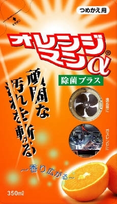 まとめ得 ティポス　オレンジマンα　詰め替え用３５０ＭＬ 　 友和 　 住居洗剤・レンジ x [12個] /h_画像1