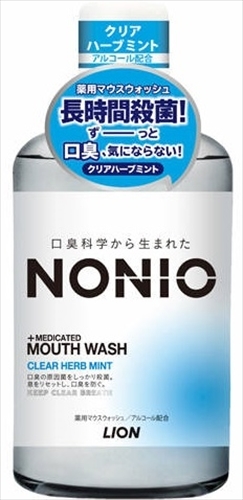 まとめ得 ＮＯＮＩＯマウスウォッシュ　クリアハーブミント　６００ＭＬ 　 ライオン 　 マウスウォッシュ x [6個] /h_画像1