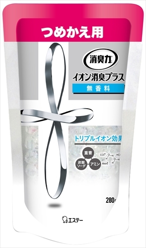 まとめ得 消臭力クリアビーズ　イオン消臭プラス　つめかえ　無香料 　 エステー 　 芳香剤・部屋用 x [10個] /h_画像1