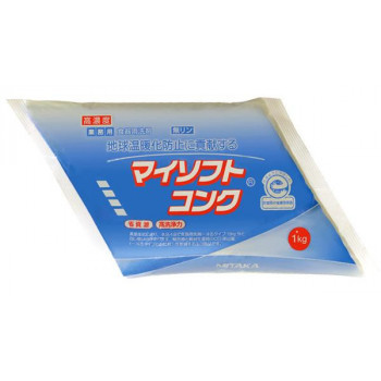 業務用　台所用洗剤 高濃度 無着色 マイソフトコンク　1kg×4袋　212340 /a_画像1