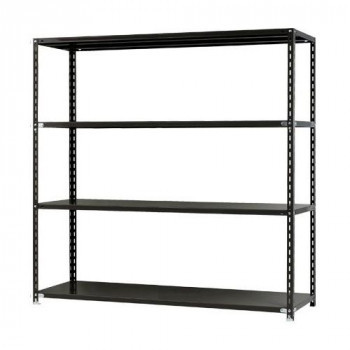  steel rack NC1800-18 4 step interval .1800× depth 450× height 1800mm black /a