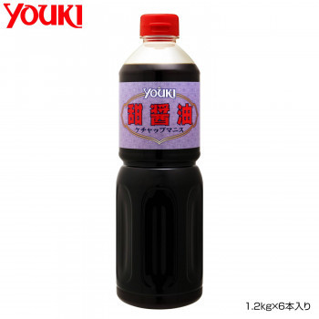 YOUKI ユウキ食品 甜醤油(ケチャップマニス) 1.2kg×6本入り 212206 /a_画像1