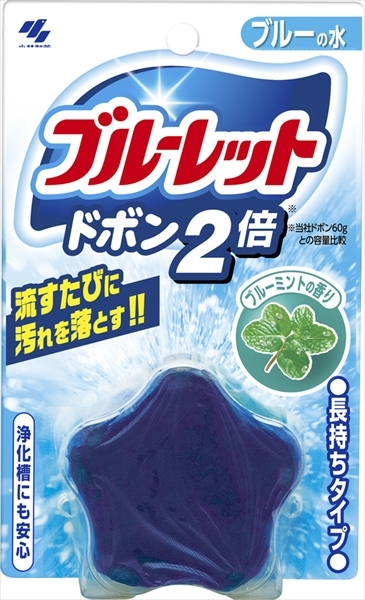 まとめ得 ブルーレットドボン２倍　ブルーミント 　 小林製薬 　 芳香剤・タンク x [10個] /h_画像1