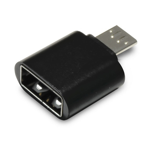 まとめ得 日本トラストテクノロジー OTG USB(A)→MicroUSB変換コネクター(ブラック) OTGU2M-BK x [3個] /l_画像1