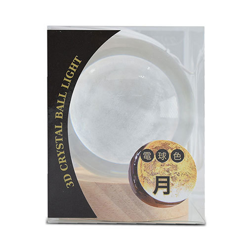 日本トラストテクノロジー JTT 3Dクリスタルボールライト ムーン 電球色 CRYBALL-MO-WA /l_画像2