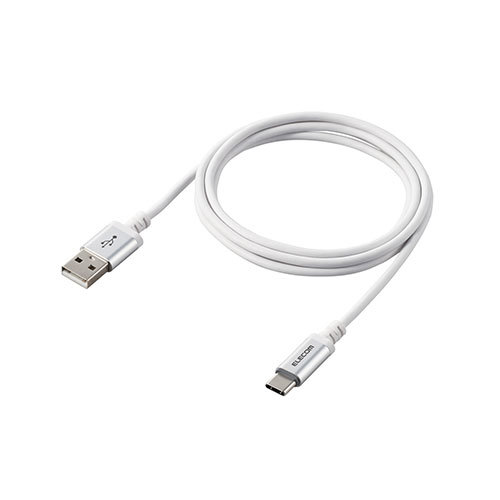 エレコム USB-A to USB Type-Cケーブル/LEDライト付き/タッチセンサー/1.2m/ホワイト MPA-ACT12WH /l_画像2