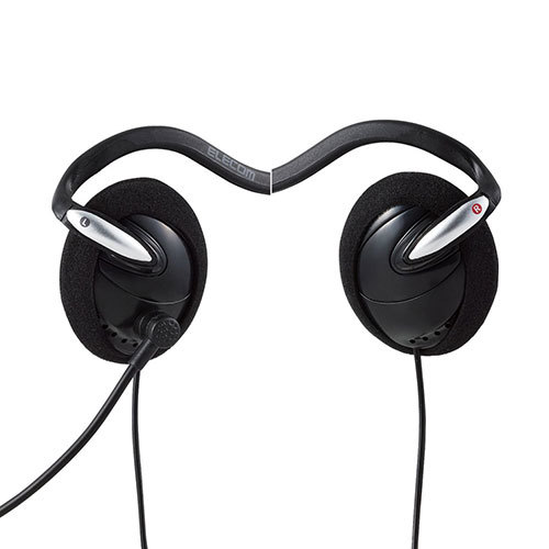 エレコム 両耳USBネックバンドヘッドセット HS-NB03SUBK /l_画像4