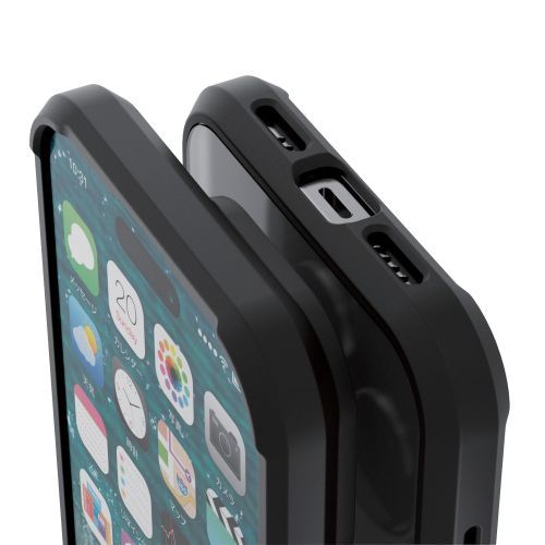 まとめ得 エレコム iPhone 15 Pro TOUGH SLIM 360度保護 PM-A23CTS3BK x [2個] /l_画像2
