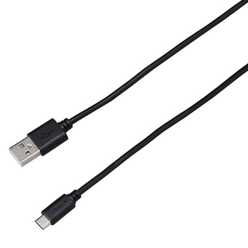 まとめ得 BAUT microUSB 高出力対応ケーブル 2A 2.0m BK BUSM200BK x [2個] /l_画像1