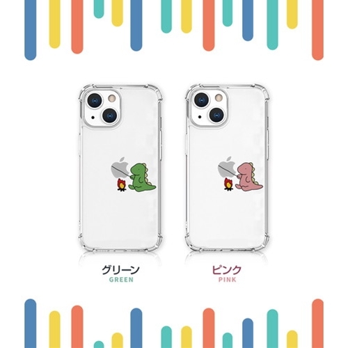 まとめ得 AKAN ソフトタフケース for iPhone 13 たき火 ピンク AK20976i13 x [2個] /l_画像3