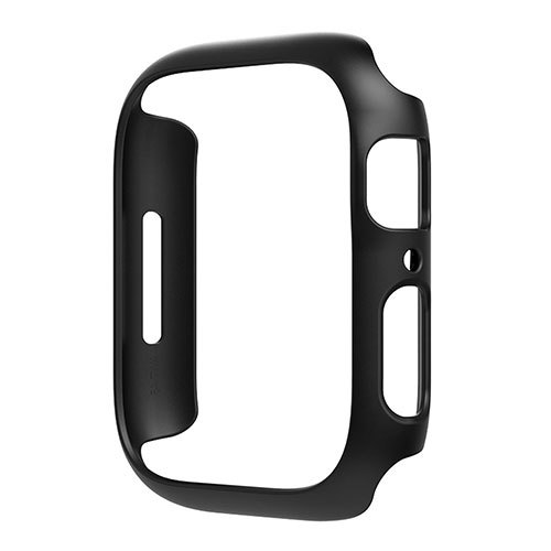 まとめ得 araree AERO ハードケースfor Apple Watch Series 7 45 ブラック Apple Watch用カバー AR22417AW x [2個] /l_画像1