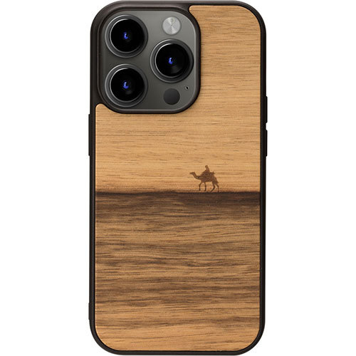 まとめ得 Man & Wood マンアンドウッド MagSafe対応天然木ケース for iPhone 15 Pro Terra I25520i15PR x [2個] /l