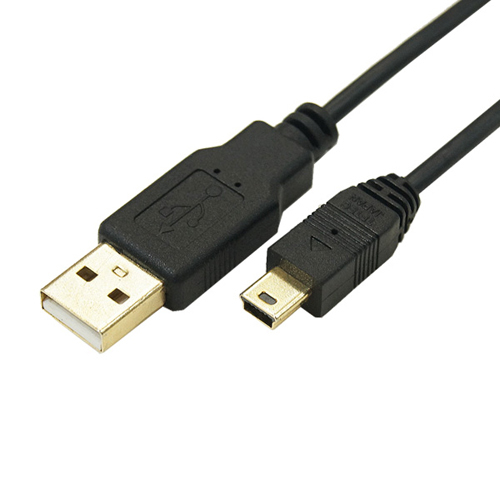 まとめ得 変換名人 極細USBケーブルAオス-miniオス1.8m USB2A-M5/CA180 x [3個] /l_画像1