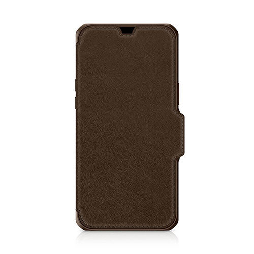 まとめ得 ITSKINS Hybrid Folio Leather for iPhone 13 Pro [Brown with real leather] AP2X-HYBRF-BNRL x [2個] /l