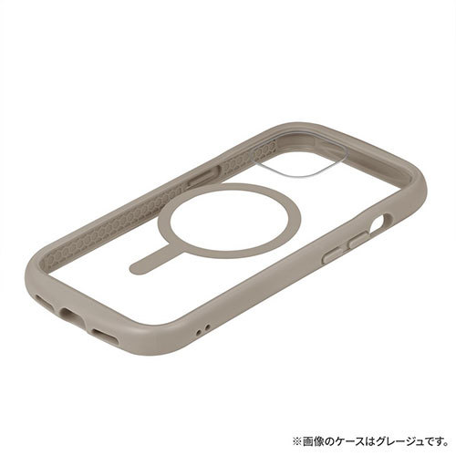 LEPLUS NEXT iPhone 15/iPhone 14 高速充電対応・耐衝撃ハイブリッドケース Cleary charge スターライト LN-IM23PLCCSL /l_画像2