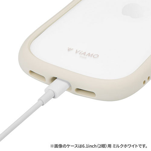 まとめ得 LEPLUS NEXT iPhone 15 Pro 耐傷・耐衝撃ハイブリッドケース ViAMO freely ベージュ LN-IP23VMFBG x [2個] /l_画像6