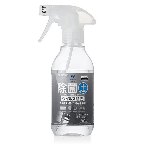[5 piece set ] Elecom bacteria elimination _u il s removal cleaning liquid CK-VR300X5 /l