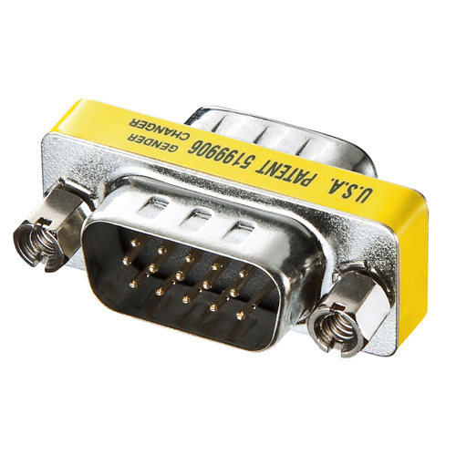 【5個セット】 サンワサプライ ジェンダーチェンジャー ADHD15S-MMKX5 /l