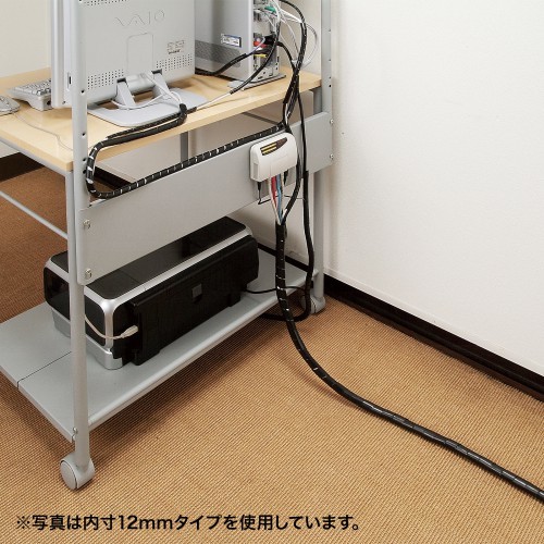 新しいスタイル CA-SP6BKN2X10 ケーブルタイ(スパイラル