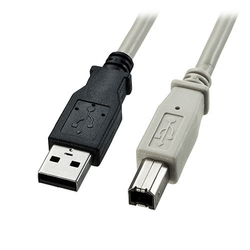 【5個セット】 サンワサプライ USB2.0ケーブル KU20-3K2X5 /l_画像1