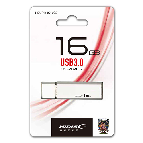 まとめ得 【5個セット】 HIDISC USB 3.0 フラッシュドライブ 16GB シルバー キャップ式 HDUF114C16G3X5 x [2個] /l_画像2