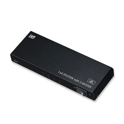 ラトックシステム 4K60Hz対応 1入力4出力 HDMI分配器(動作モード機能付) RS-HDSP4M-4K /l