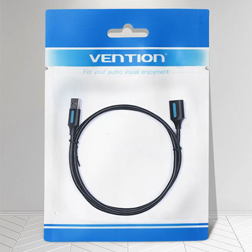 まとめ得 【10個セット】 VENTION USB 3.0 A Male to A Female 延長ケーブル 1.5m Black PVC Type CB-7446X10 x [2個] /l_画像3