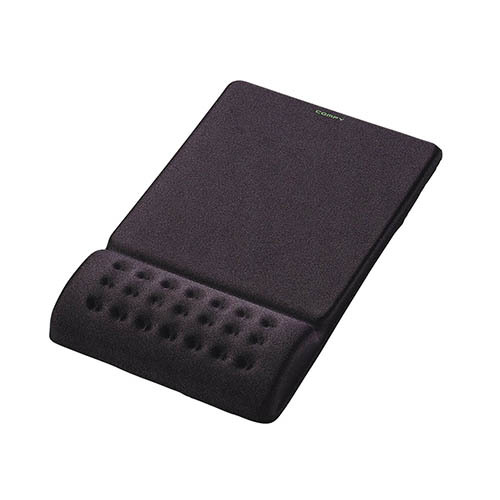  Elecom COMFY mouse pad black MP-095BK /l