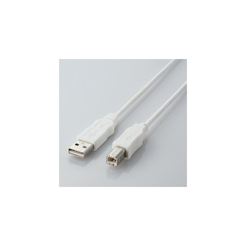 まとめ得 エレコム エコUSBケーブル(A-B・1.5m) USB2-ECO15WH x [2個] /l_画像1