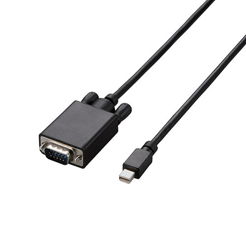 まとめ得 エレコム Mini DisplayPort-VGA変換ケーブル/1m/ブラック AD-MDPVGA10BK x [2個] /l