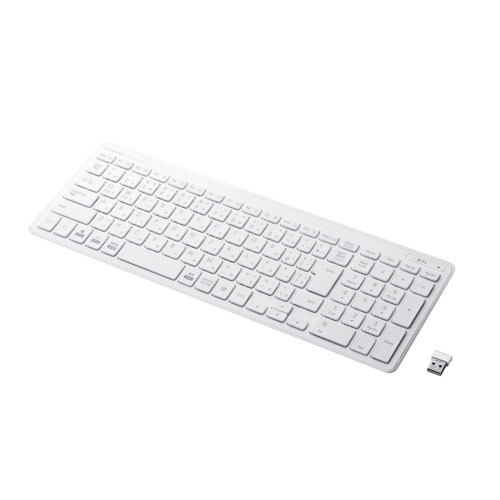  Elecom wireless compact keyboard Pantah graph type thin type white TK-FDP099TWH /l